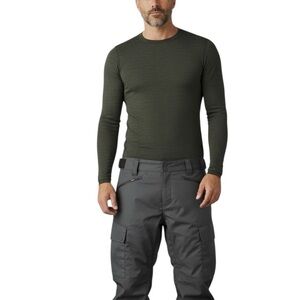 Smartwool Thermal Merino Wool Crew Long Sleeve Layer Top Mens Size XL Green NEW